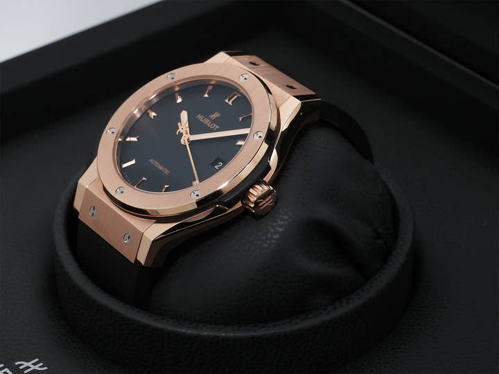 ウブロ クラシック・フュージョン キングゴールド Ref.542.OX.1181.RX キングゴールド ブラック文字盤 中古 s476o7mi