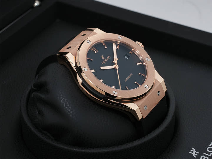 ウブロ クラシック・フュージョン キングゴールド Ref.542.OX.1181.RX キングゴールド ブラック文字盤 中古 s476o7mi