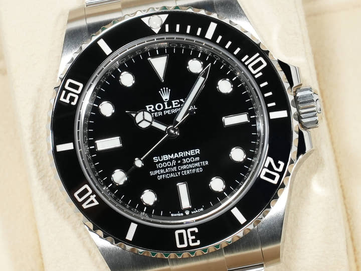 Rolex Submariner No Date Ref. 124060 Stainless Steel Black Dial Unused x6vbnx5r