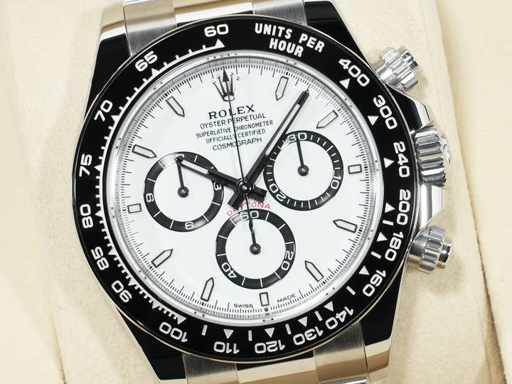 ロレックス デイトナ Ref.126500LN ステンレススチール ホワイト文字盤 未使用 6ngdqesc