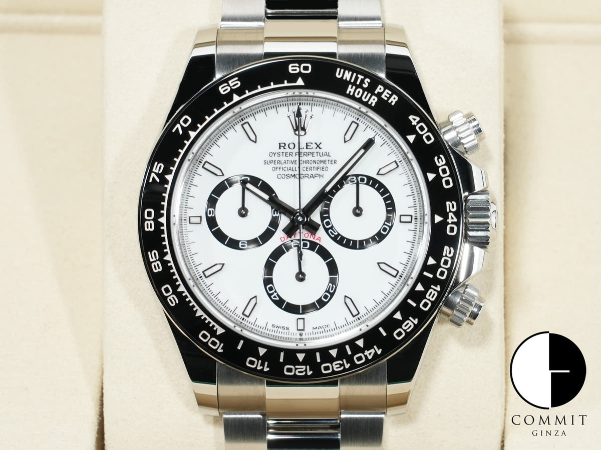 ロレックス デイトナ Ref.126500LN ステンレススチール ホワイト文字盤 未使用 8sajc9mn