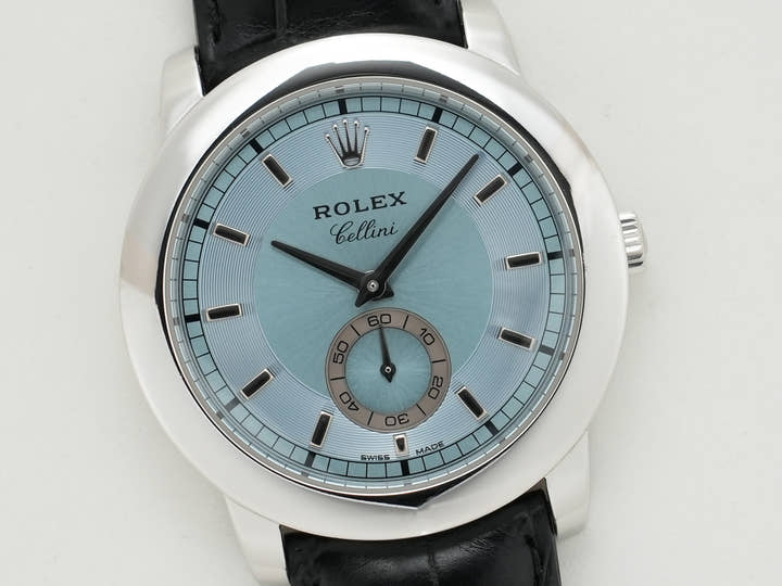 ロレックス チェリーニ チェリニウム Ref.5241/6 プラチナ アイスブルー文字盤 美中古 cvqgw2nv