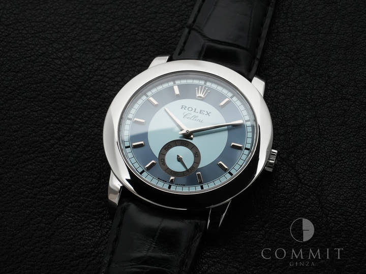ロレックス チェリーニ チェリニウム Ref.5241/6 プラチナ アイスブルー文字盤 美中古 cvqgw2nv
