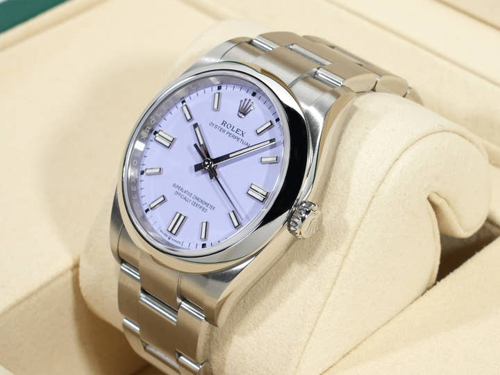 ロレックス オイスターパーペチュアル36 Ref.126000 ステンレススチール ラベンダー文字盤 未使用 ktwu73nx