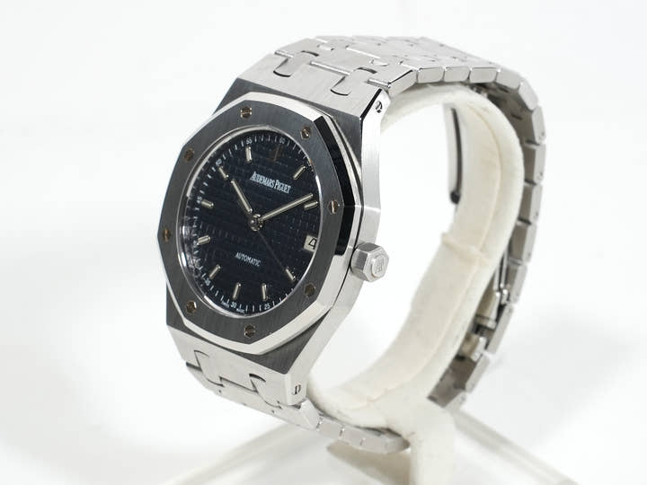 Audemars Piguet Royal Oak Ref. 14790ST.OO.0789ST.09 Stainless Steel Dark Blue Dial Excellent Condition jinrcer5