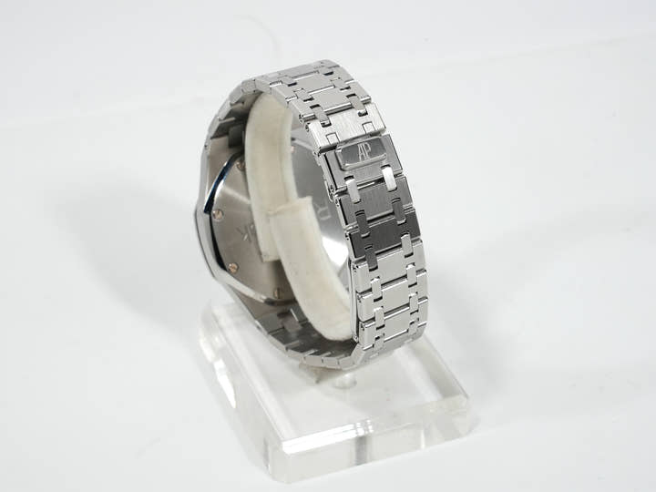 Audemars Piguet Royal Oak Ref. 14790ST.OO.0789ST.09 Stainless Steel Dark Blue Dial Excellent Condition jinrcer5