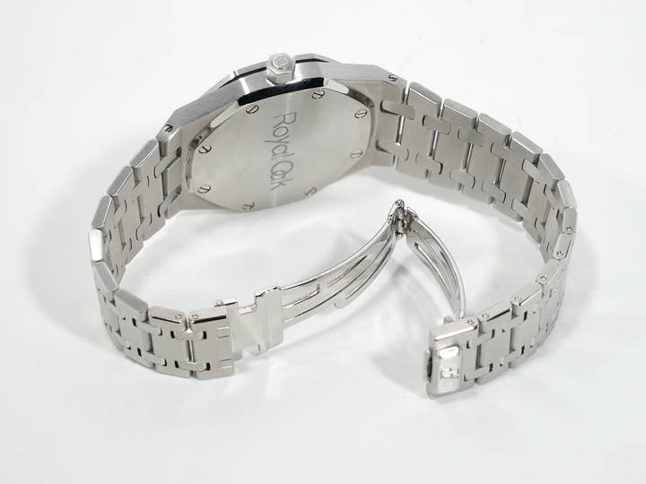 Audemars Piguet Royal Oak Ref. 14790ST.OO.0789ST.09 Stainless Steel Dark Blue Dial Excellent Condition jinrcer5