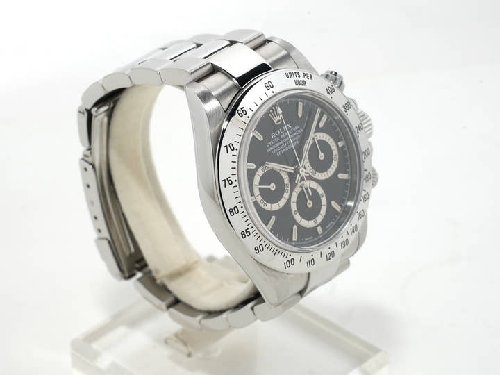 Rolex Daytona El Primero Ref. 16520 Stainless Steel Black Dial Excellent Condition m4x3i8r6