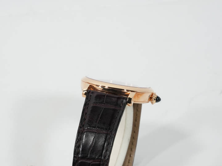 Cartier Rotonde de Cartier Large Date Ref. W1552751 Pink Gold Silver Dial Pre-owned 3q49tsnc