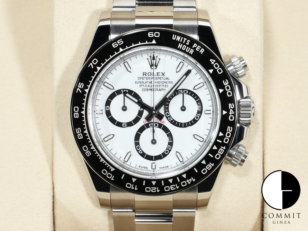 ロレックス デイトナ Ref.126500LN ステンレススチール ホワイト文字盤 中古 o622vm96