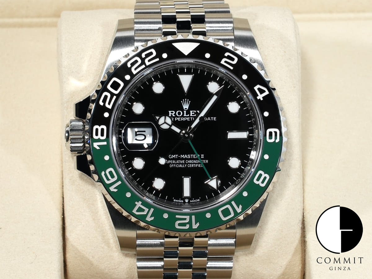 Rolex GMT-Master II Ref. 126720VTNR Stainless Steel Black Dial Jubilee Bracelet Unused 4pwgg95a