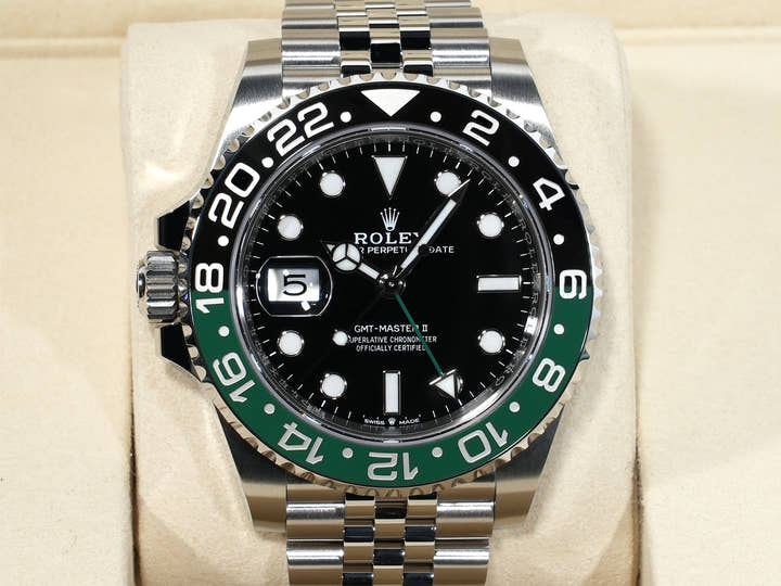 Rolex GMT-Master II Ref. 126720VTNR Stainless Steel Black Dial Jubilee Bracelet Unused 4pwgg95a