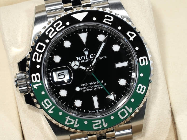 Rolex GMT-Master II Ref. 126720VTNR Stainless Steel Black Dial Jubilee Bracelet Unused 4pwgg95a
