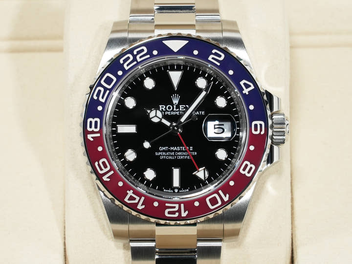 Rolex GMT-Master II Ref. 126710BLRO Stainless Steel Black Dial Oyster Bracelet Unused zvrg4dez