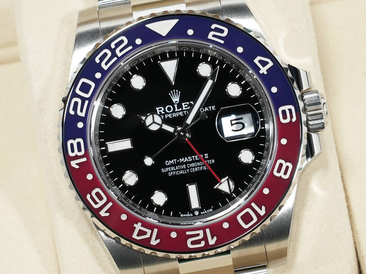 Rolex GMT-Master II Ref. 126710BLRO Stainless Steel Black Dial Oyster Bracelet Unused zvrg4dez