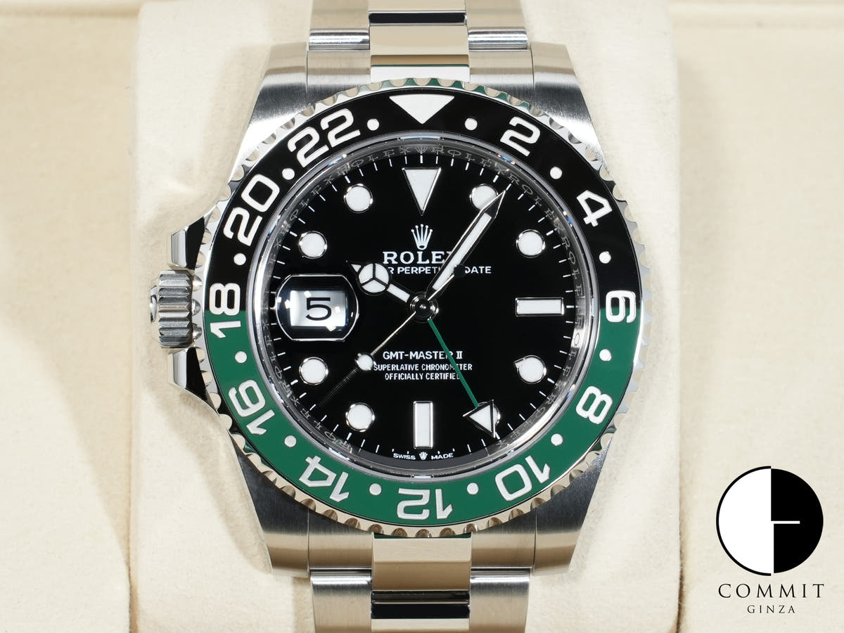 Rolex GMT-Master II Ref. 126720VTNR Stainless Steel Black Dial Oyster Bracelet Unused h3gtotso