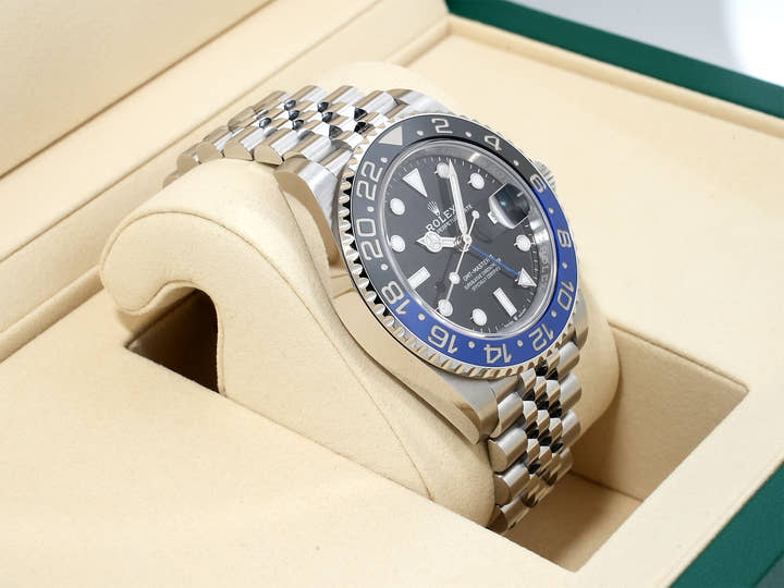 Rolex GMT-Master II Ref. 126710BLNR Stainless Steel Black Dial Jubilee Bracelet Excellent Condition 23crf892