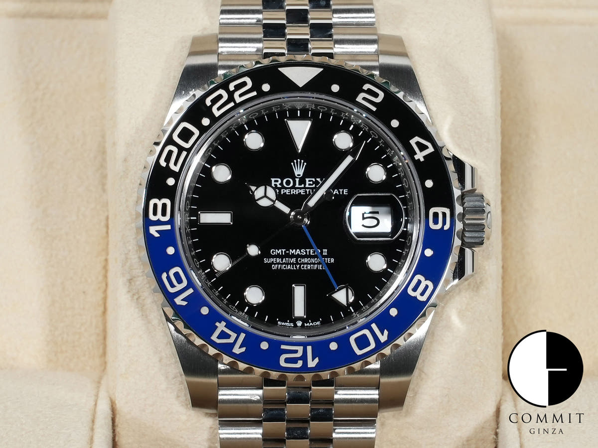 Rolex GMT-Master II Ref. 126710BLNR Stainless Steel with Black Dial and Jubilee Bracelet, Excellent Condition (ymp8pznp)