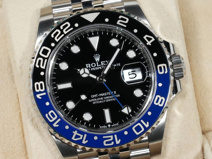 Rolex GMT-Master II Ref. 126710BLNR Stainless Steel with Black Dial and Jubilee Bracelet, Excellent Condition (ymp8pznp)