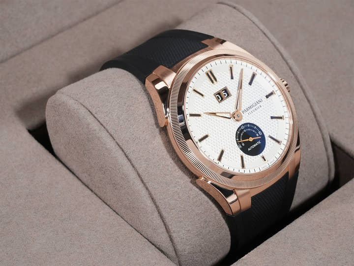 Parmigiani Fleurier Tonda GT Automatic Ref. PFC910-1500140-X01482 Rose Gold with Silver Dial, Excellent Condition, Pre-Owned, cokrpf6a