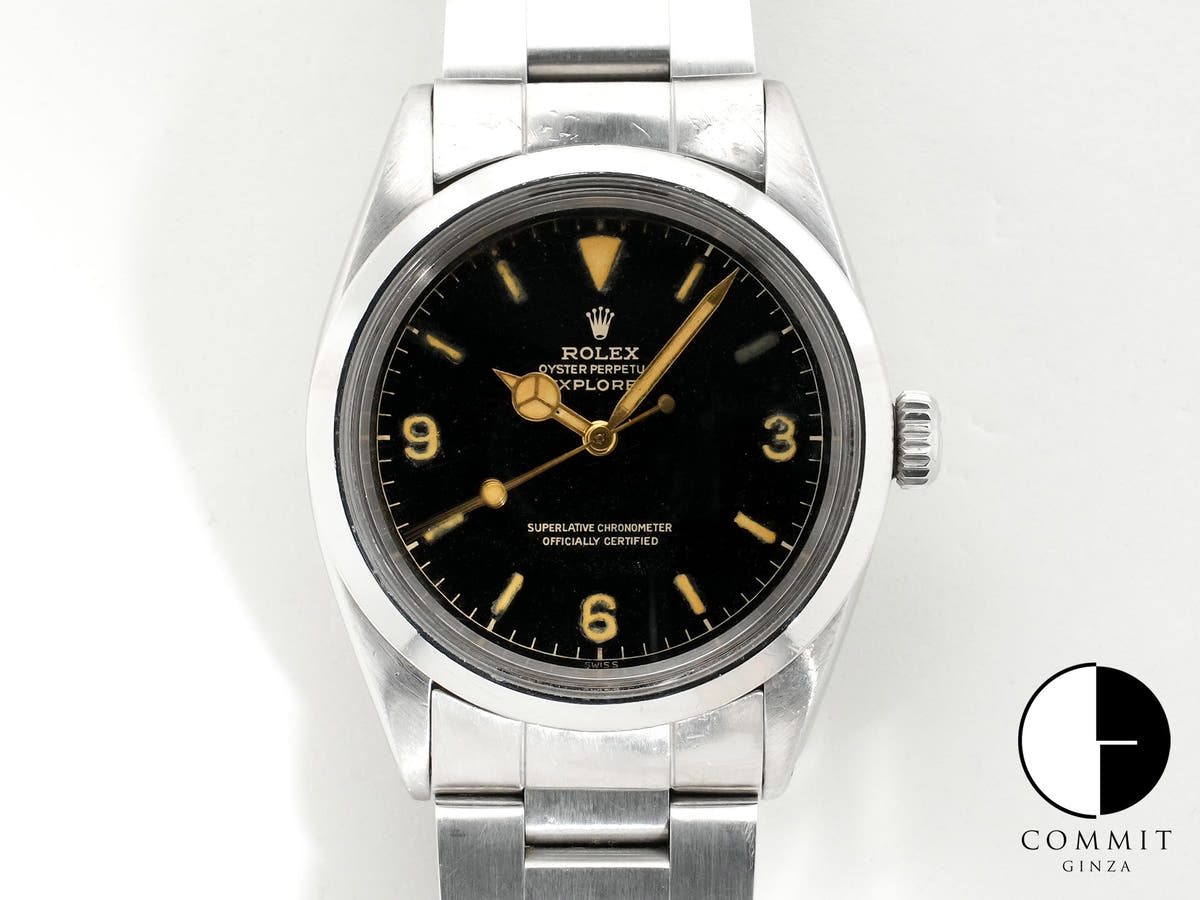 ロレックス エクスプローラーI Ref.1016 ステンレススチール ブラック文字盤 中古 d562xh99
