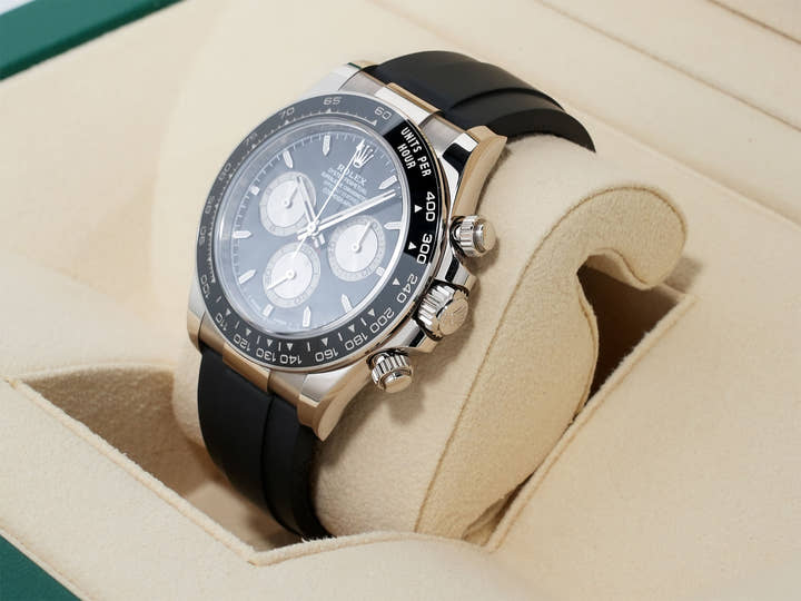 ロレックス デイトナ Ref.126519LN ホワイトゴールド ブライトブラックxスチール文字盤 中古 2db9qfth