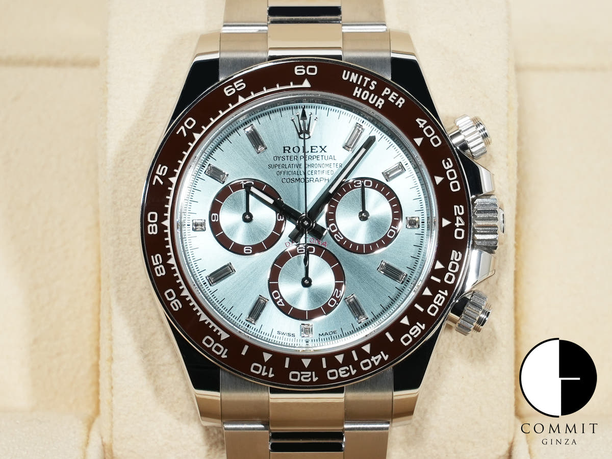 ロレックス デイトナ Ref.126506A プラチナ アイスブルーx11Pダイヤ文字盤 美中古 n7xobb8h