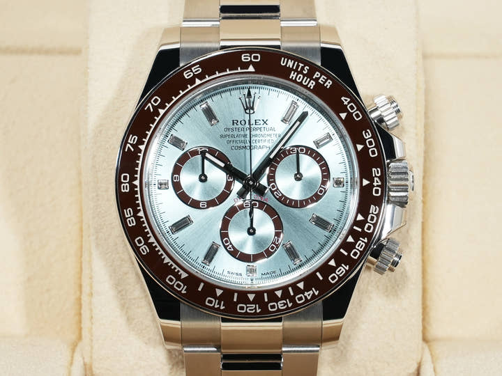 ロレックス デイトナ Ref.126506A プラチナ アイスブルーx11Pダイヤ文字盤 美中古 n7xobb8h