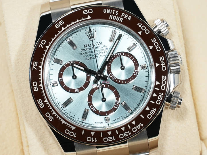 ロレックス デイトナ Ref.126506A プラチナ アイスブルーx11Pダイヤ文字盤 美中古 n7xobb8h