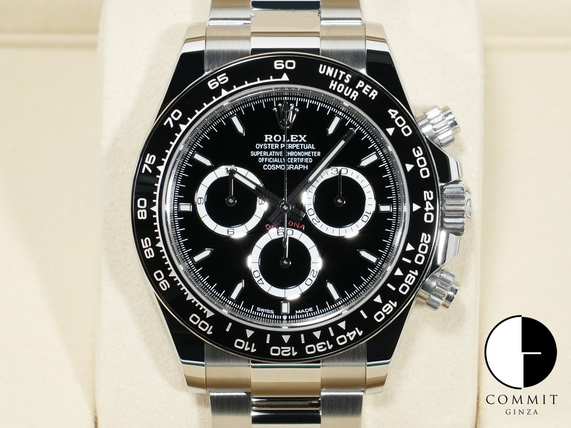 ロレックス デイトナ Ref.126500LN ステンレススチール ブラック文字盤 未使用 chwyeiof