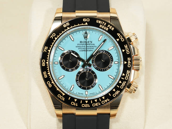 ロレックス デイトナ Ref.126518LN イエローゴールド ターコイズブルー文字盤 未使用 wammf2ny