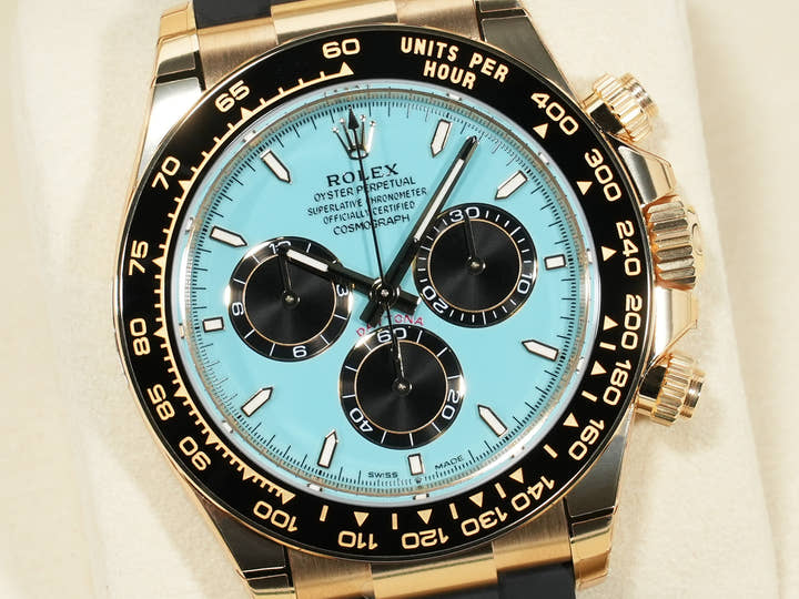 ロレックス デイトナ Ref.126518LN イエローゴールド ターコイズブルー文字盤 未使用 wammf2ny