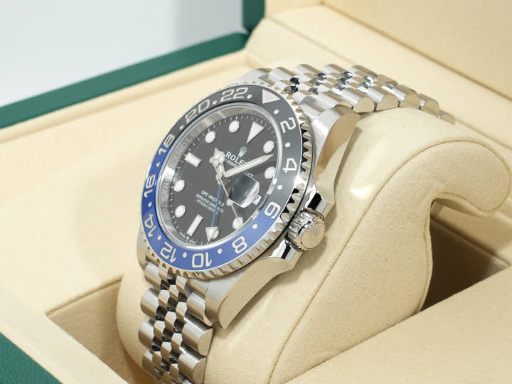 ロレックス GMTマスターII Ref.126710BLNR ステンレススチール ブラック文字盤 ジュビリーブレスレット 未使用 ykyfduph