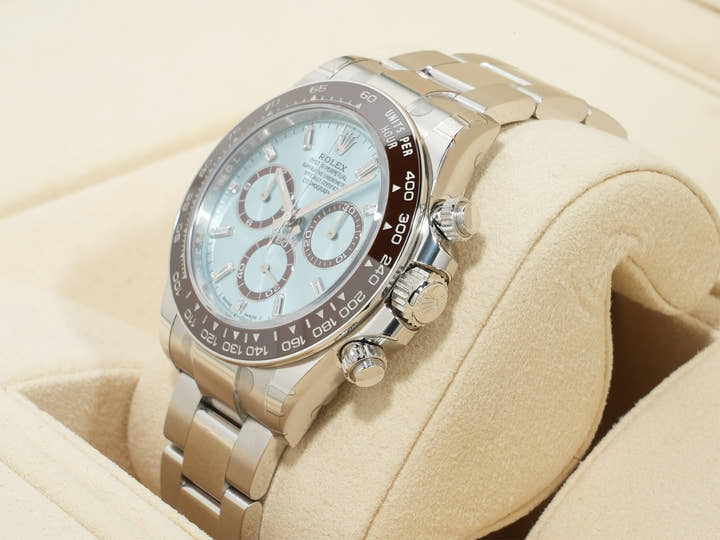 Rolex Daytona Ref. 126506A Platinum Ice Blue with 11 Diamond Dial, Unused, Model h78u76zy