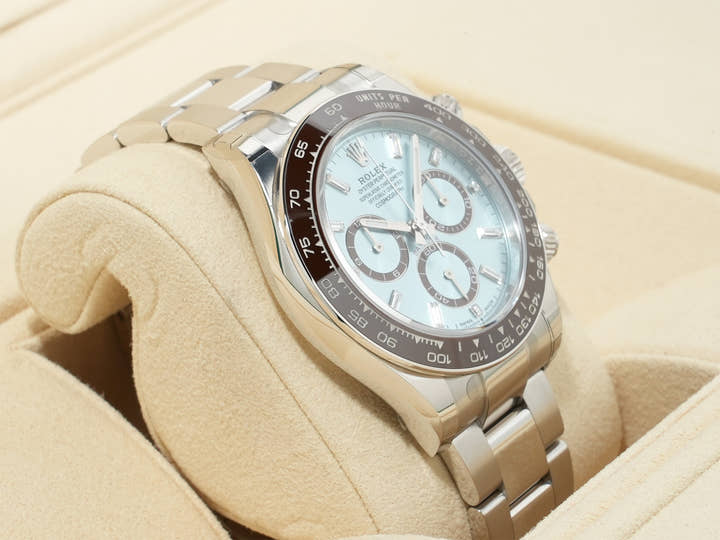 Rolex Daytona Ref. 126506A Platinum Ice Blue with 11 Diamond Dial, Unused, Model h78u76zy