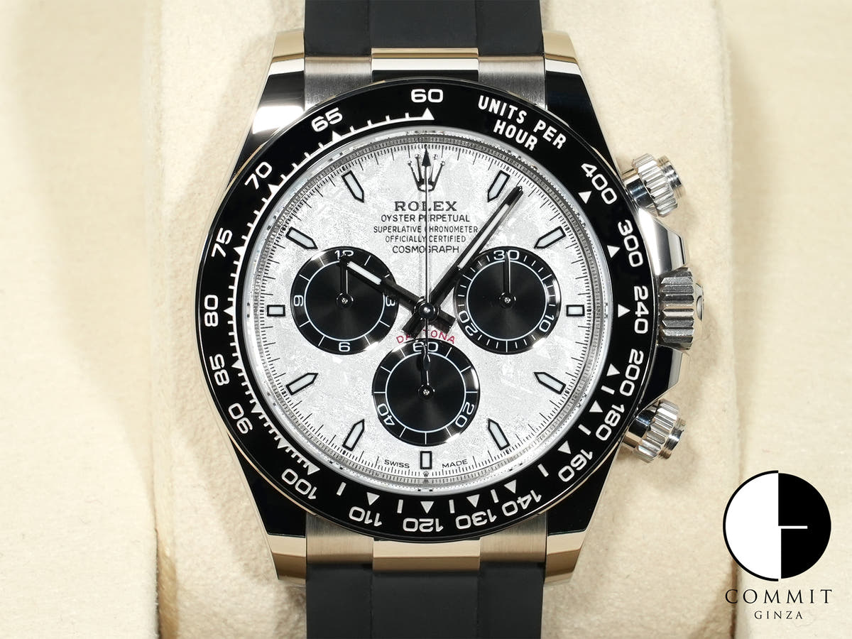 Rolex Daytona Ref. 126519LN White Gold Meteorite Dial Unused qy3fotqb