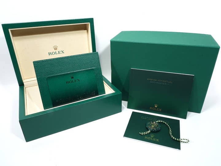 Rolex GMT-Master II Ref. 126710BLNR Stainless Steel Black Dial Oyster Bracelet Unused 24au95cx