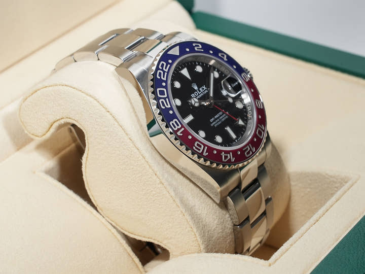 ロレックス GMTマスターII Ref.126710BLRO ステンレススチール ブラック文字盤 オイスターブレスレット 美品 ozhdza88