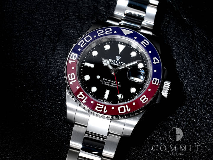 ロレックス GMTマスターII Ref.126710BLRO ステンレススチール ブラック文字盤 オイスターブレスレット 美品 ozhdza88