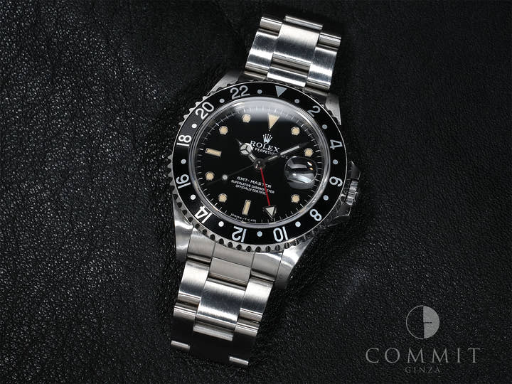 ロレックス GMTマスター Ref.16700 ステンレススチール ブラック文字盤 オイスターブレスレット 中古 pfy6g97o