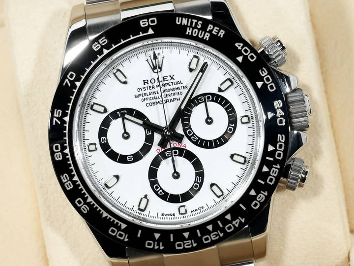 Pre-owned Rolex Daytona Ref. 116500LN Stainless Steel White Dial x8d8ka5c
