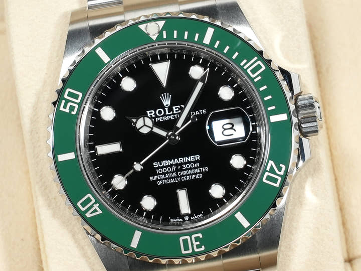 ロレックス サブマリーナー デイト Ref.126610LV ステンレススチール ブラック文字盤 美品 4gw83m65