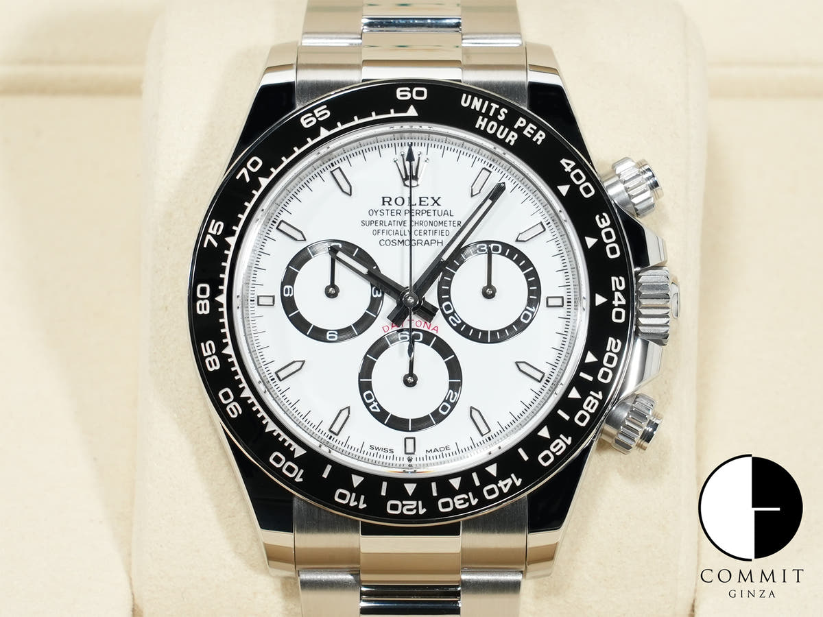 ロレックス デイトナ Ref.126500LN ステンレススチール ホワイト文字盤 美品 nc8xpu3z