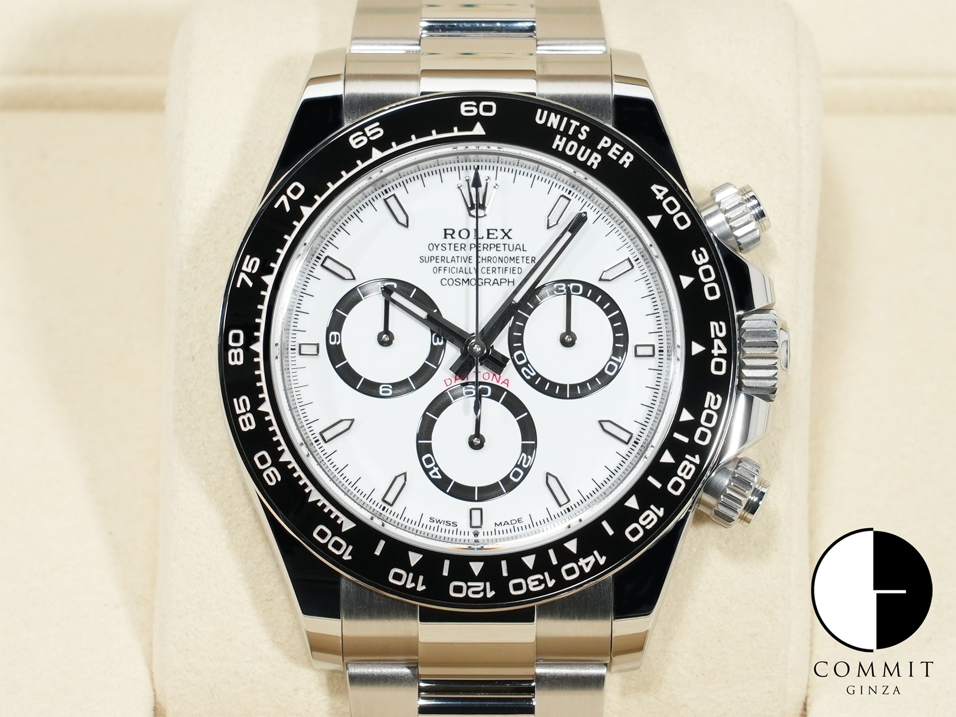 ロレックス デイトナ Ref.126500LN ステンレススチール ホワイト文字盤 美品 nc8xpu3z