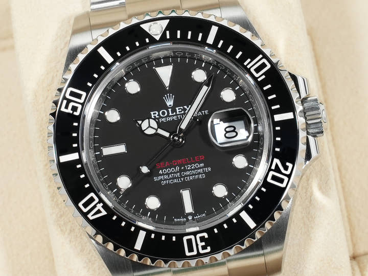 ロレックス シードゥエラー Ref.126600 ステンレススチール ブラック文字盤 美品 eyhwipxw