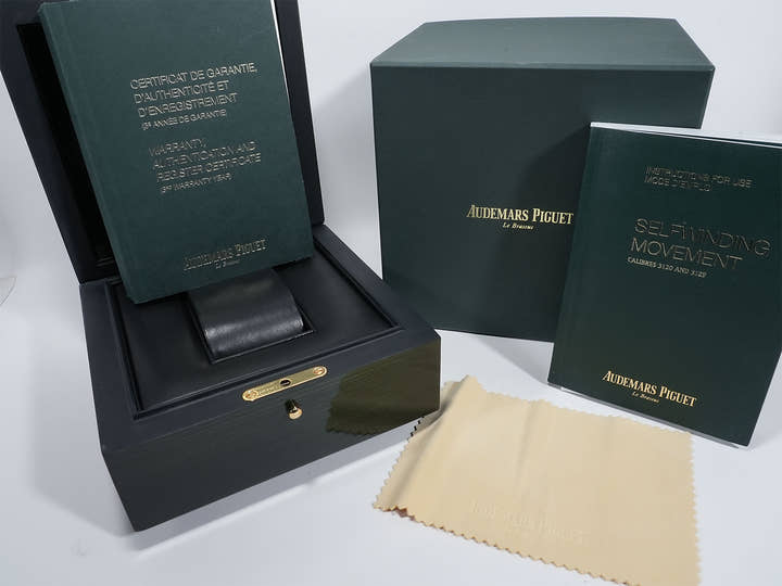 オーデマピゲ ロイヤルオーク Ref.15400OR.OO.D002CR.01 ピンクゴールド ブラック文字盤 美品 5b4i2fis