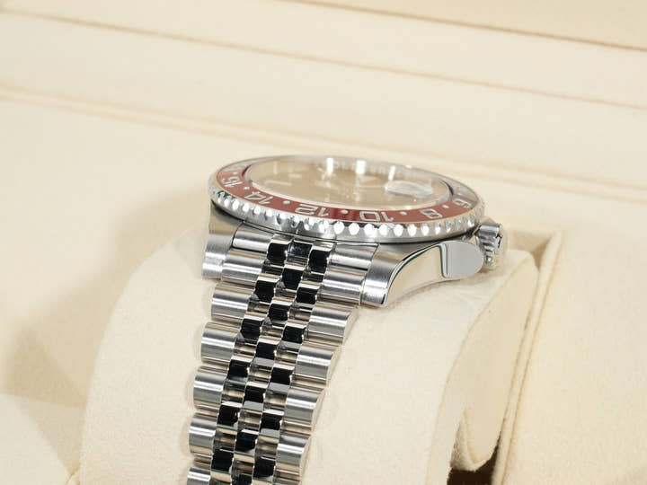 ロレックス GMTマスターII Ref.126710BLRO ステンレススチール ブラック文字盤 ジュビリーブレスレット 美中古 mctdg3mb