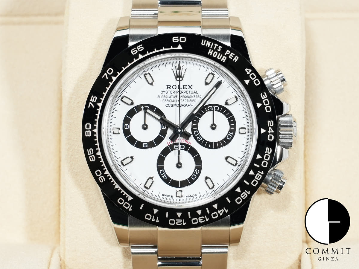 ロレックス デイトナ Ref.116500LN ステンレススチール ホワイト文字盤 中古 4mr6uvhh