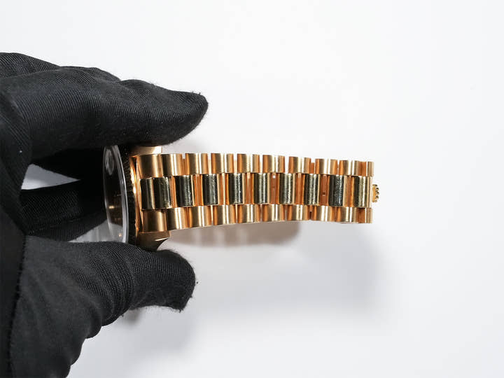 ロレックス デイデイト36 Ref.18238A イエローゴールド シャンパンx10Pダイヤ文字盤 中古 83t9gpuh