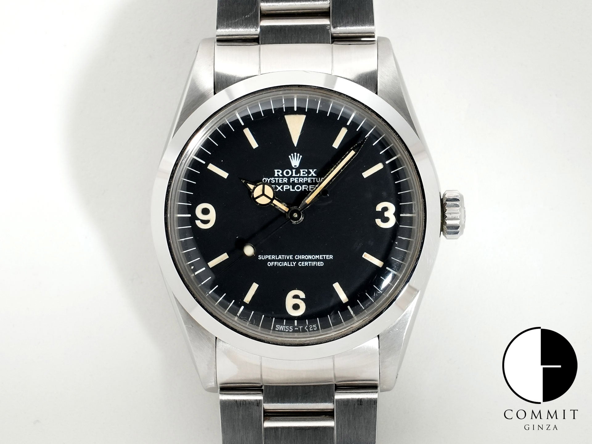 ロレックス エクスプローラーI Ref.1016 ステンレススチール ブラック文字盤 中古 jnwkn5yz